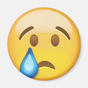 Skriande ansikte Emoji Magnet