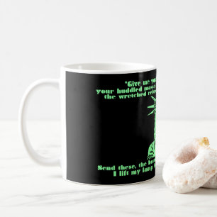 Skriande frihetmugg kaffemugg