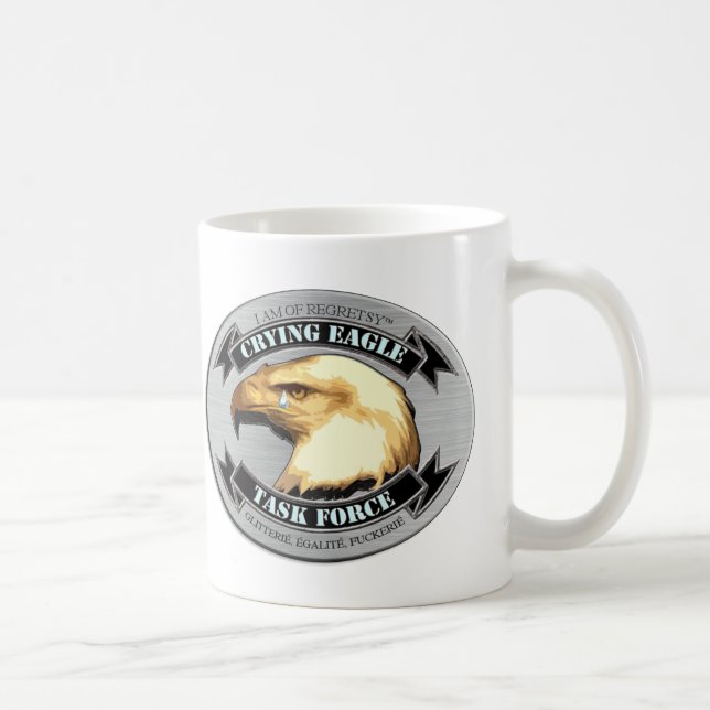 Skriande örnspecialgrupp kaffemugg (Höger)