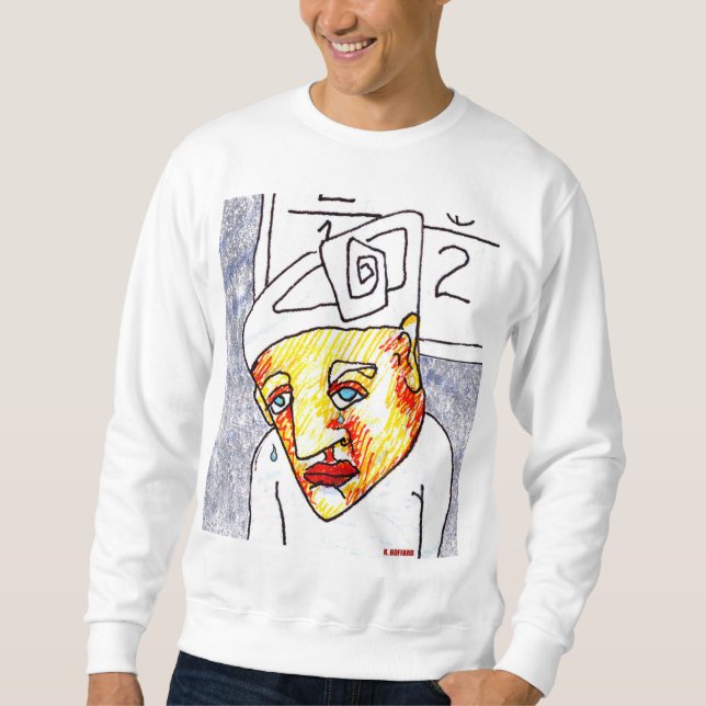 Skriande pojke sweatshirt (Framsida)