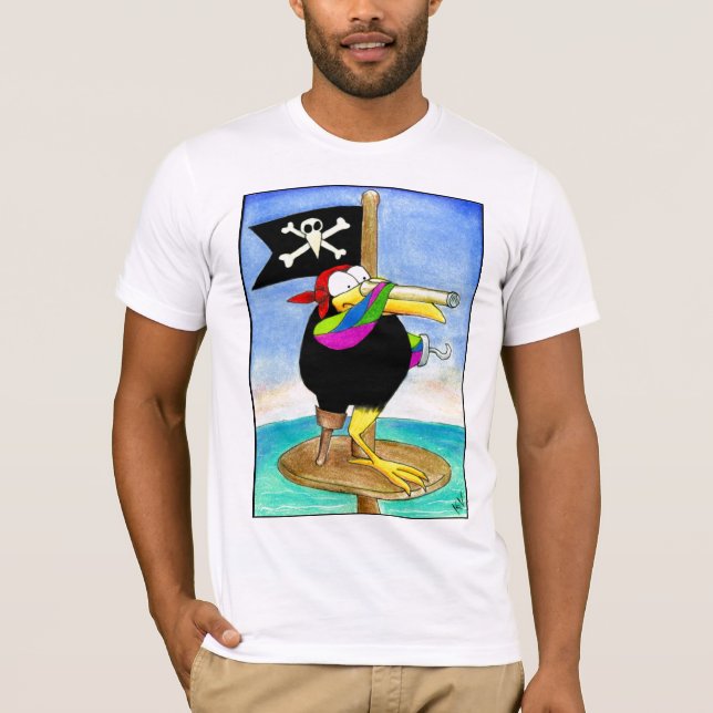 Skriandenågot liknande om piratdagen t-shirt (Framsida)