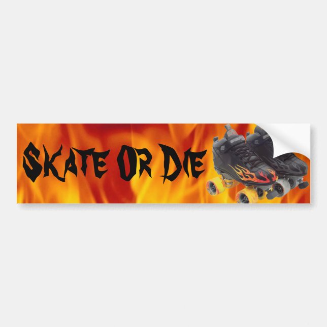 Skridsko- eller matrisbildekal (rollerskates) bildekal (Framsidan)