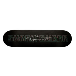 Skridsko för hajsockerneon old school skateboard bräda 21,6 cm