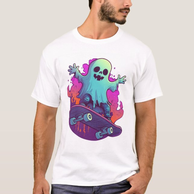 Skridsko-Ghoul T Shirt (Framsida)