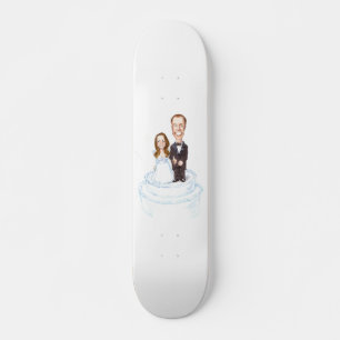 Skridsko med William & Kate Royal Skateboards