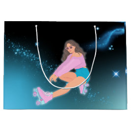 Skridskoåkande flicka Shopping Presenttavlor