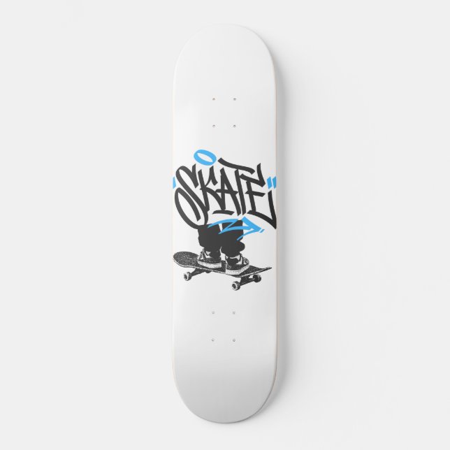 Skridskoåkare Mini Skateboard Bräda 18,5 Cm (Framsida)