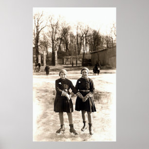 Skridskoåkning för 1925 flickvänner poster