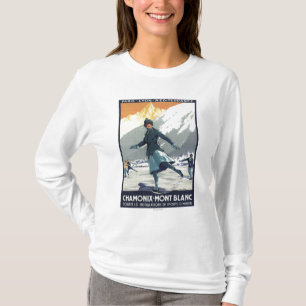 Skridskoåkning - olympisk Promoaffisch för PLM T-shirt