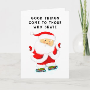skridskoåkningjul helgkort