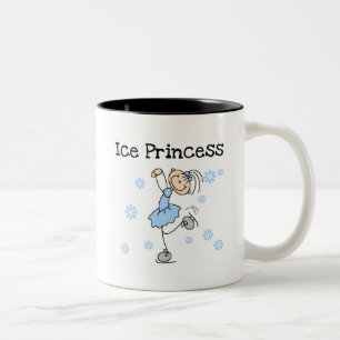 SkridskoåkningPrincess Tshirts och gåvor Två-Tonad Mugg
