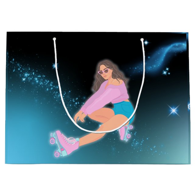 Skridskoåkningsflicka Shoppingpresentpåsar (Framsidan)