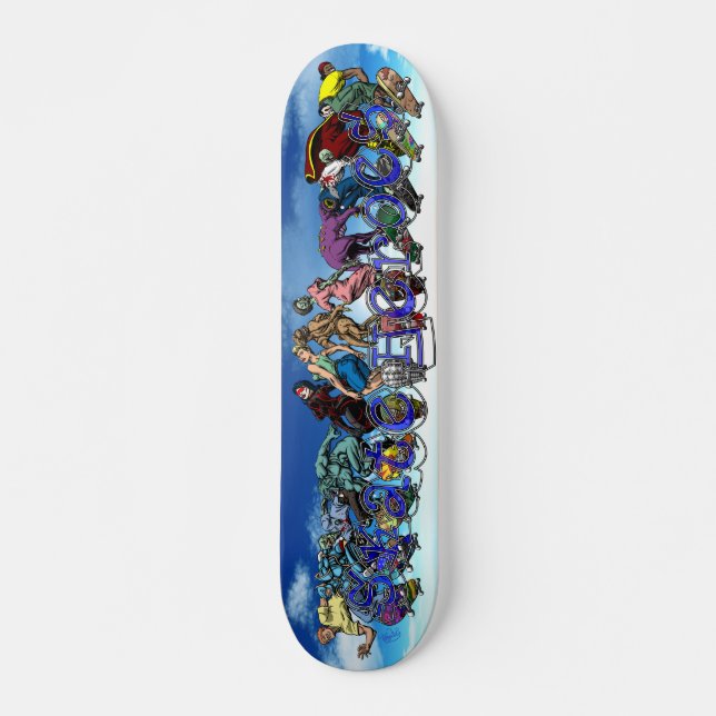 SkridskohjälteSkateboard Mini Skateboard Bräda 18,5 Cm (Framsida)