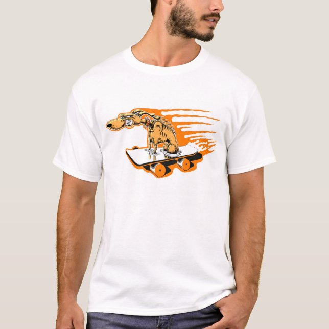 Skridskohund T-shirt (Framsida)