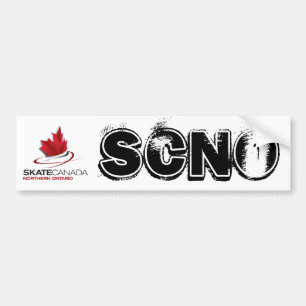 SkridskoKanada nordlig Ontario logotyp Bildekal