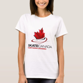 SkridskoKanada nordlig Ontario logotyp T Shirt