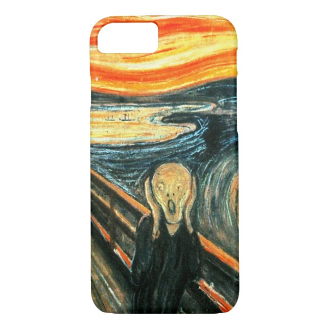 Skriet av Edvard Munch Case-Mate iPhone Skal (Baksida)