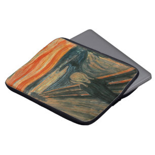 Skriet av Edvard Munch Laptop Sleeve