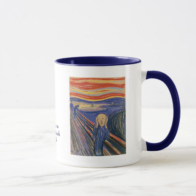 Skriet av Edvard Munch Mugg (Höger)