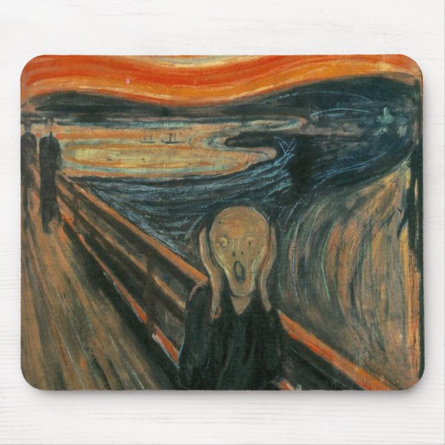 Skriet av Edvard Munch Musmatta (Framsidan)