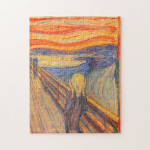 Skriet av Edvard Munch Pussel