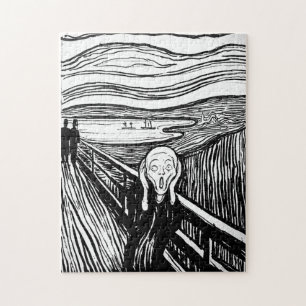 Skriet av Edvard Munch Pussel