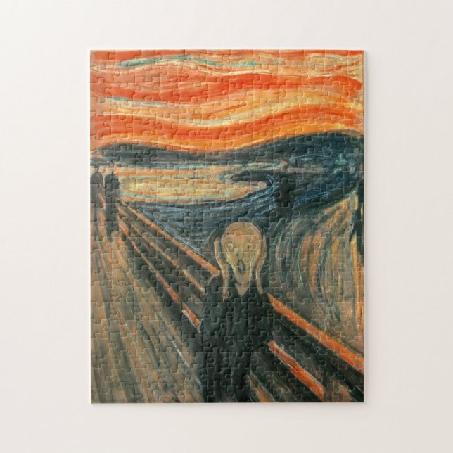 Skriet av Edvard Munch Pussel (Vertikal)