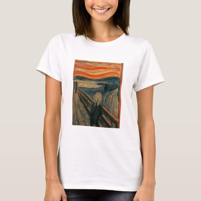 Skriet av Edvard Munch T-shirt (Framsida)
