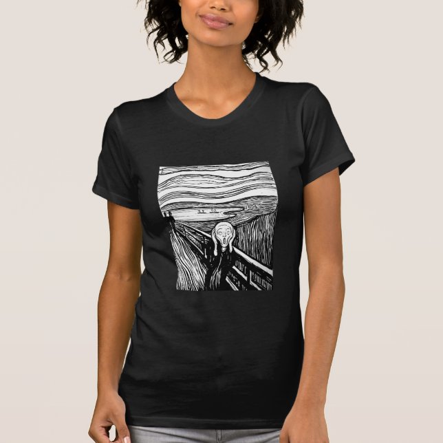 Skriet av Edvard Munch T Shirt (Framsida)