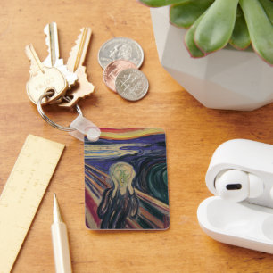 Skriet av Edvard Munch, Vintage expressionism Nyckelring