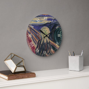 Skriet av Edvard Munch, Vintage expressionism Stor Klocka