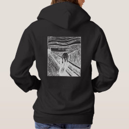 Skriet av Edvard Munch – Vit Linje Konst T Shirt