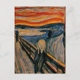Skriet av Edvard Munch Vykort