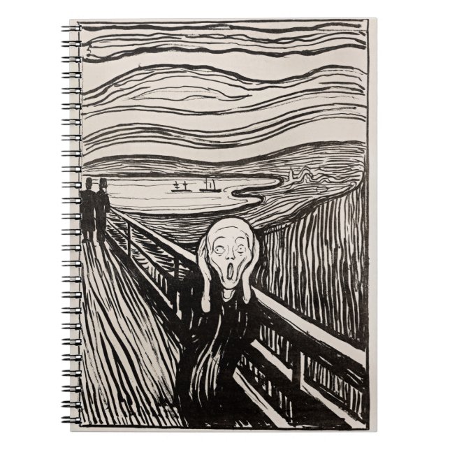 Skriet Edvard Munch Anteckningsbok (Framsidan)