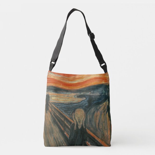 Skriet - Edvard Munch Axelväska (Baksida)