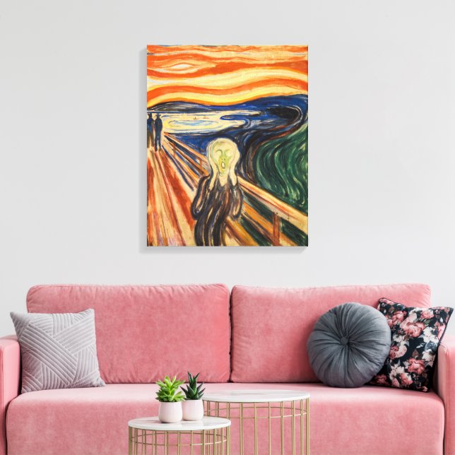 Skriet | Edvard Munch | Canvastryck (Insitu (Vardagsrum))