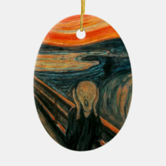 Skriet (Edvard Munch) Julgransprydnad Keramik