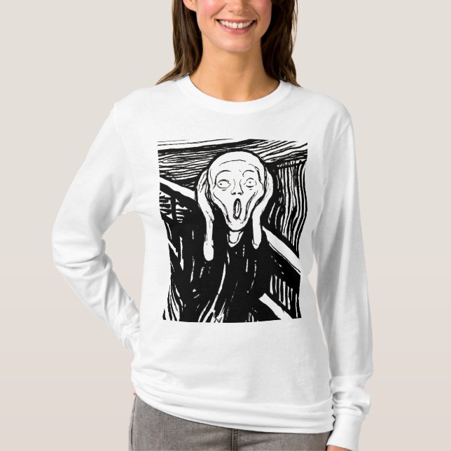 Skriet – Edvard Munch Konst T Shirt (Framsida)