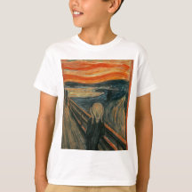 Skriet - Edvard Munch. Målningillustration