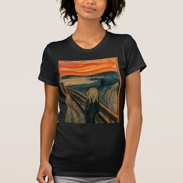 Skriet (Edvard Munch) T Shirt (Framsida)