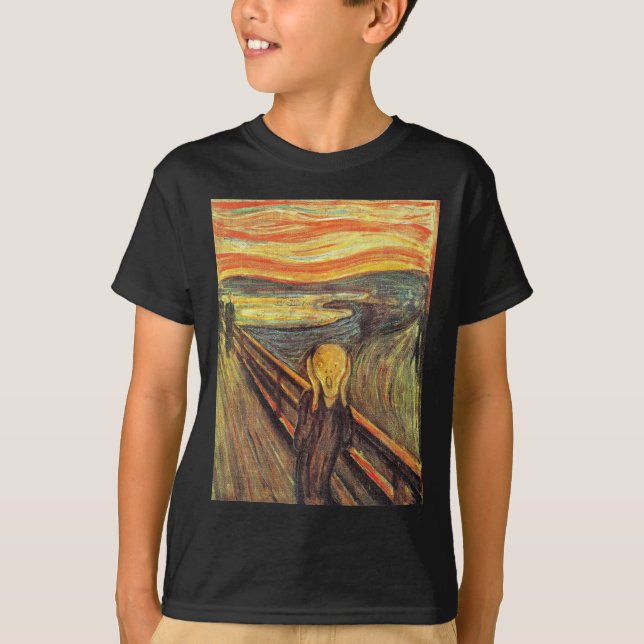 Skriet - Edvard Munch Tee Shirt (Framsida)