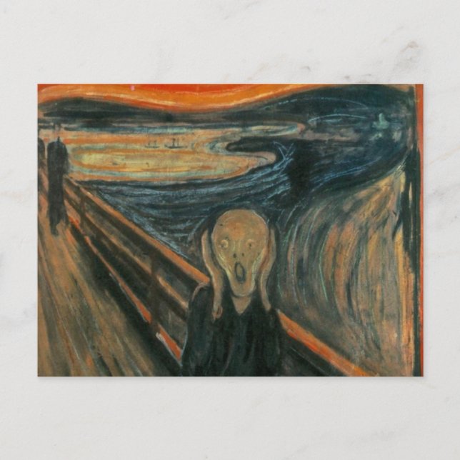 Skriet - Edvard Munch Vykort (Framsida)