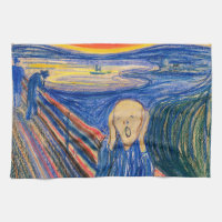 Skriet vid Edvard Munch (i pastell) modern konst