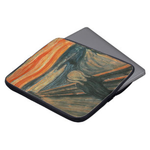Skriet vid Edvard Munch ~-målning Laptop Fodral