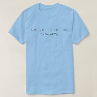 Skrift Berättelse Liv – Brun text T Shirt
