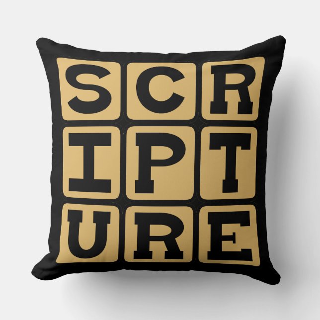Skrift, biblisk studie kudde (Framsida)