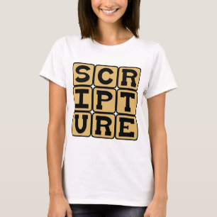 Skrift, biblisk studie t shirt