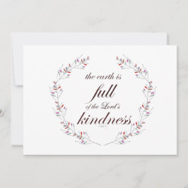 Skrift, Psalm 33, Full kärlek Inbjudningar