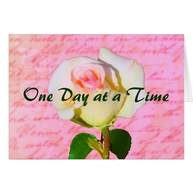 Skriftligt med steg ODAT Hälsningskort (Framsidan Horizontal)