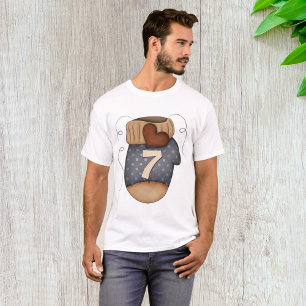 Skriftligt nummer sju t shirt